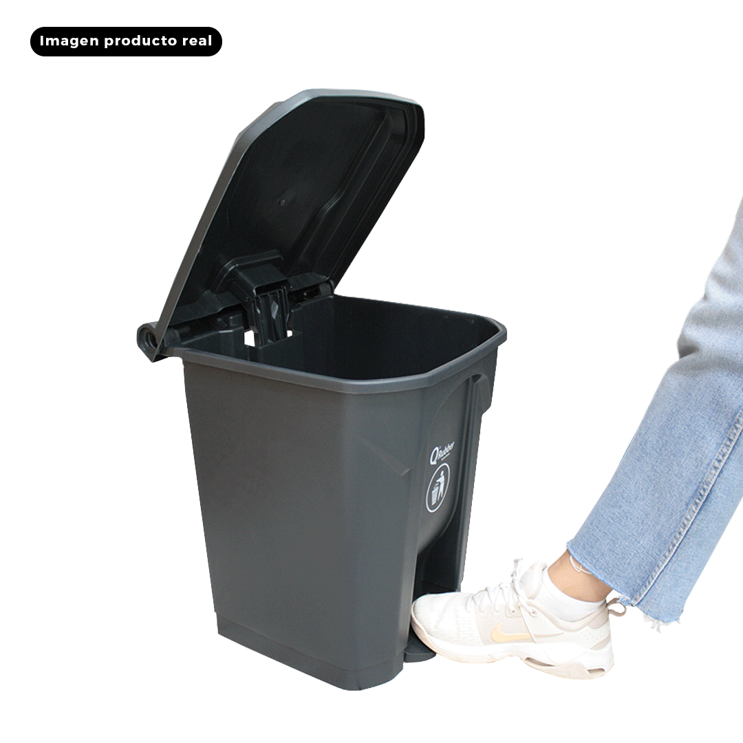 Contenedor de basura C 30lts con pedal - Imagen 3