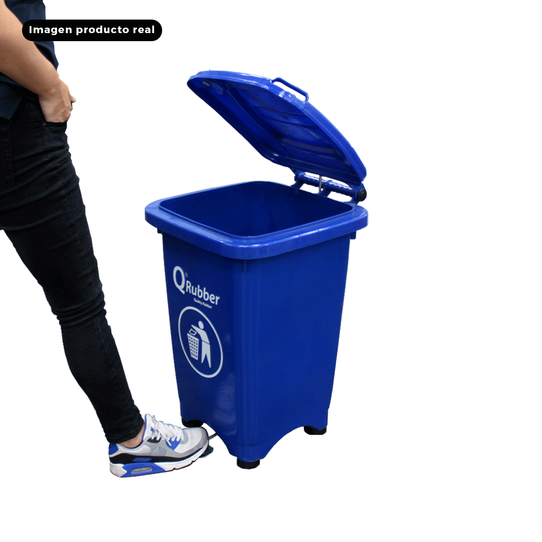 Contenedor de basura C 50lts con pedal metálico - Imagen 2