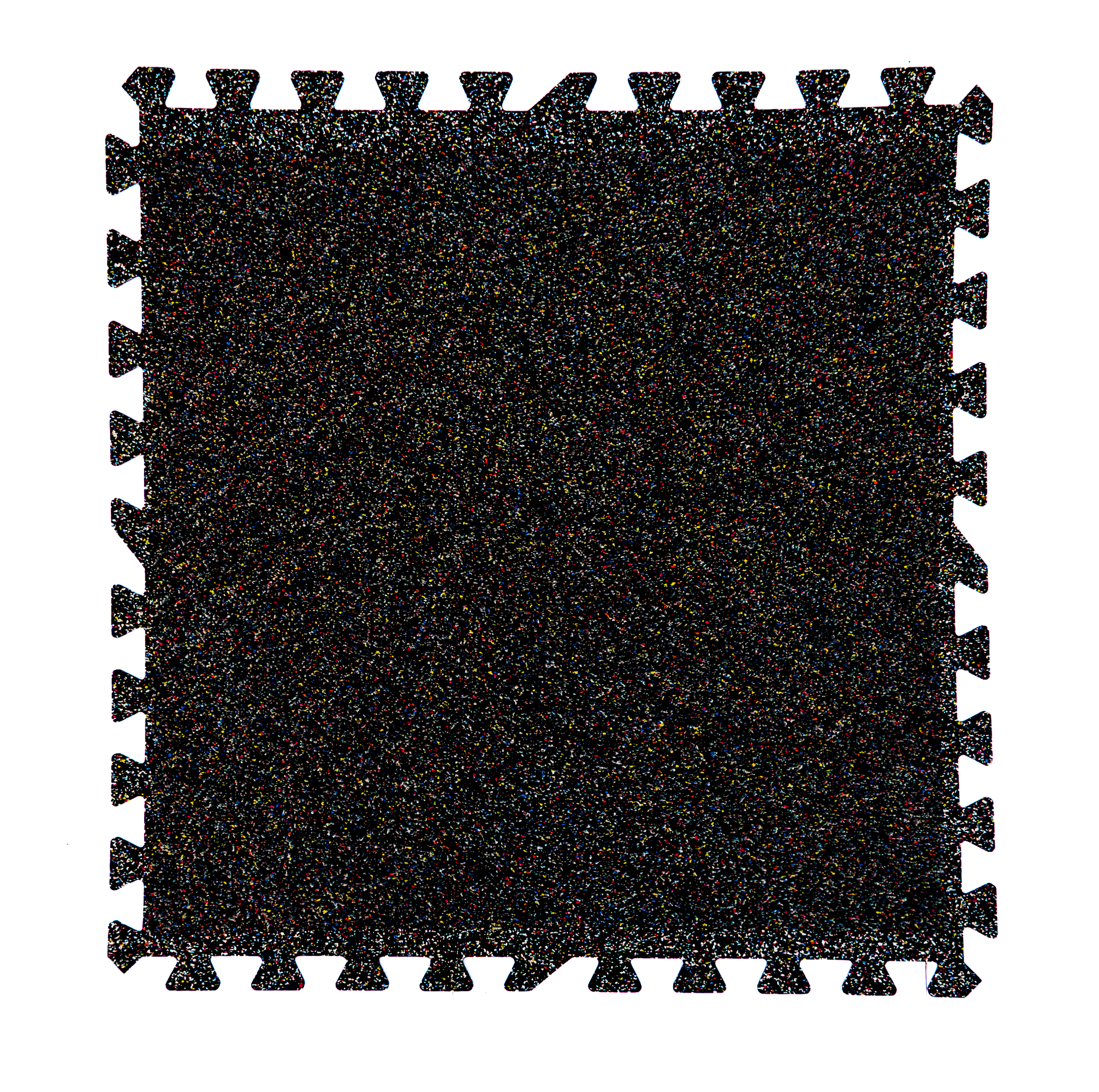 Plancha EPDM para gym | tipo puzzle | 06mm | mix colores | 1*1mt