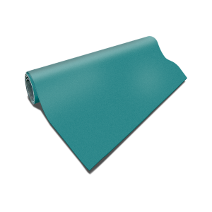 Piso rollo goma | tipo liso | antiestática |color verde 3mm*1*20mts