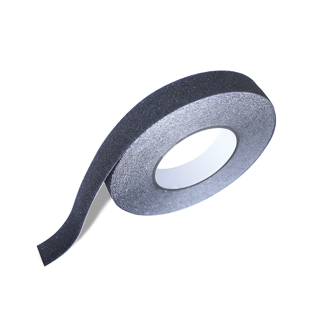 Cinta tipo antideslizante de alto tráfico | 24mm*18mt | color negro