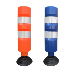 Hito tubular flexible | 83cm | 2 cintas reflectivas