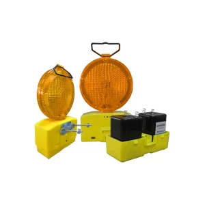 Lámpara destellante | color amarilla | con batería