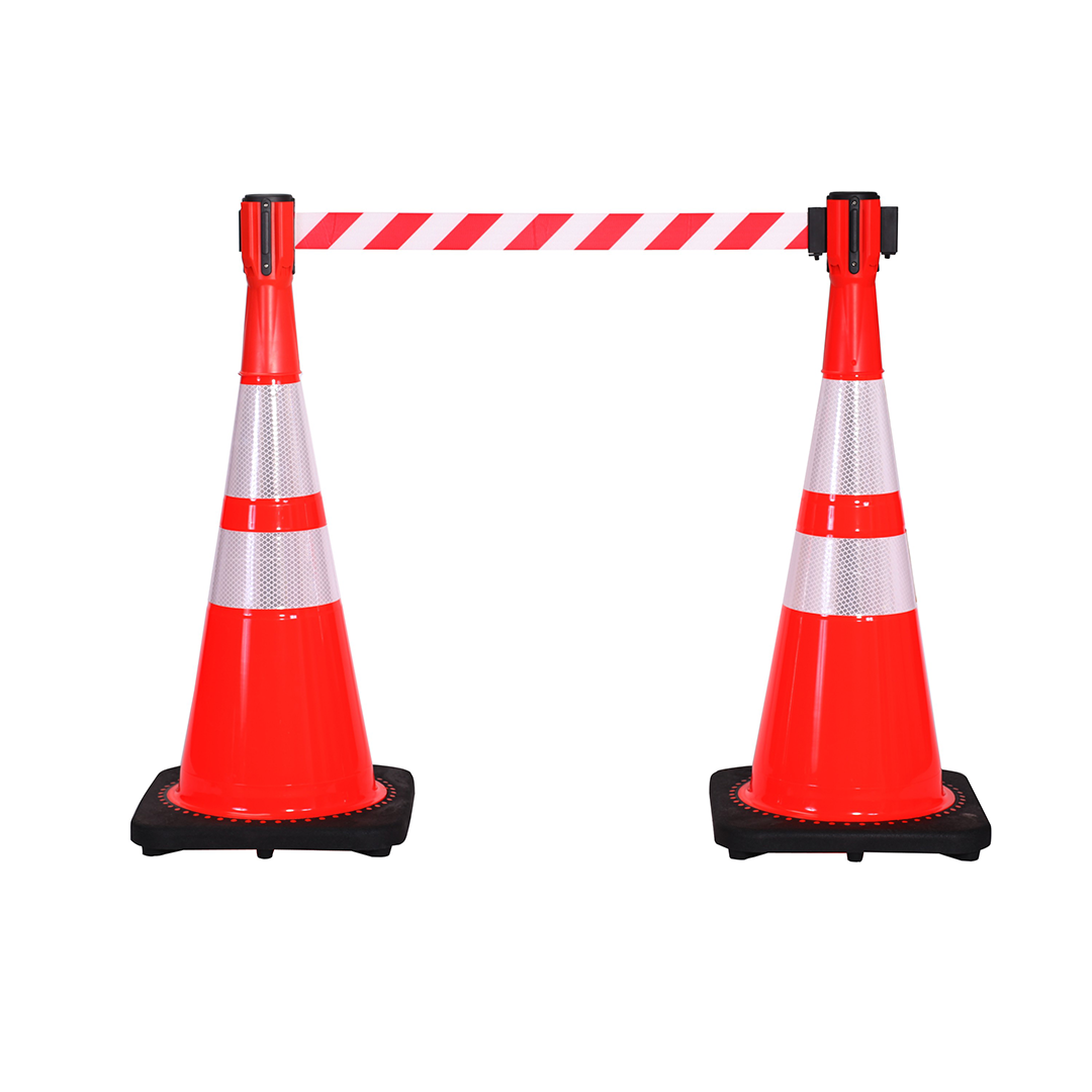 Cinta separadora retráctil para conos 3mts - Imagen 2