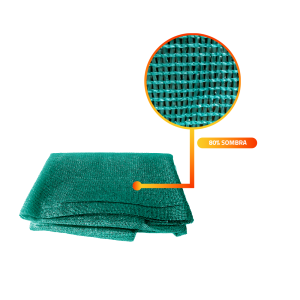 Malla Raschel | Sombra 80% | Rollo 2,1*100mts| color verde