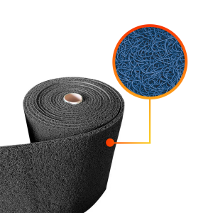 Piso rollo PVC limpiapiés | Rollo 1,2*12mts| color azul