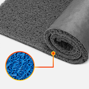 Piso rollo PVC limpiapiés alto tráfico| Rollo 1,2 *12mts | color azul