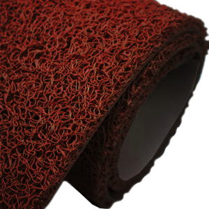 Piso rollo PVC limpiapiés premium | mediano tráfico | Rollo 1,2*12mts | color café