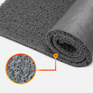 Piso rollo PVC limpiapiés alto tráfico | Rollo 1,2 *12mts | color gris