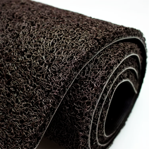 Piso rollo PVC limpiapiés premium | mediano tráfico | Rollo 1,2*12mts | color negro