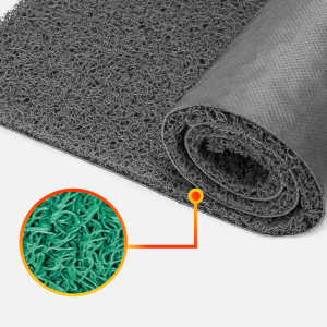 Piso rollo PVC limpiapiés alto tráfico| Rollo 1,2 *12mts | color verde