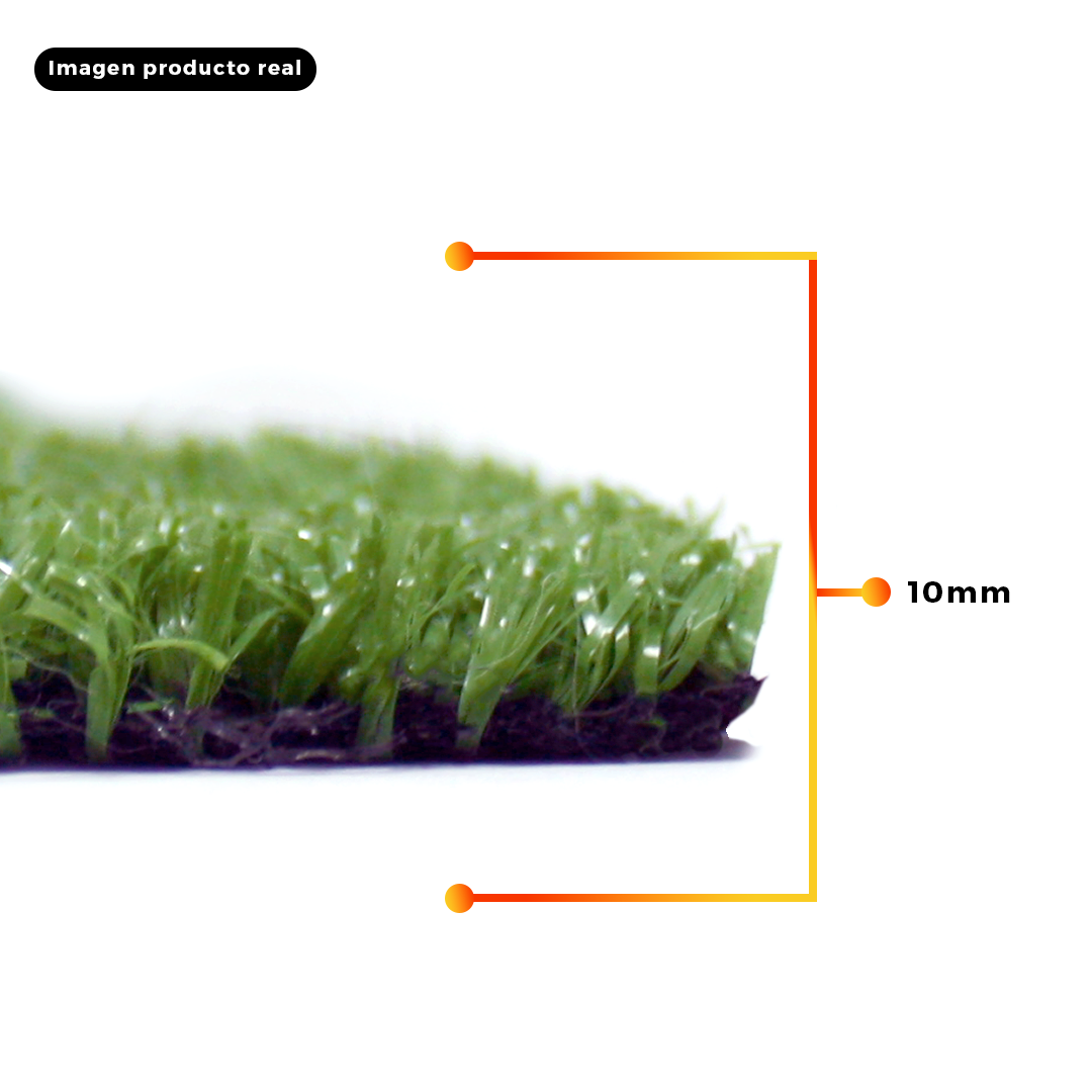Pasto sintético ornamental | Tipo alfombra | densidad 10mm | Rollo 2*25mts - Imagen 4