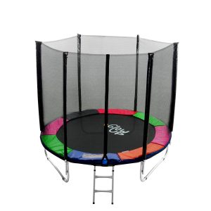 Cama elástica + malla y escalera | 6ft - 1,8mts | GlowUp