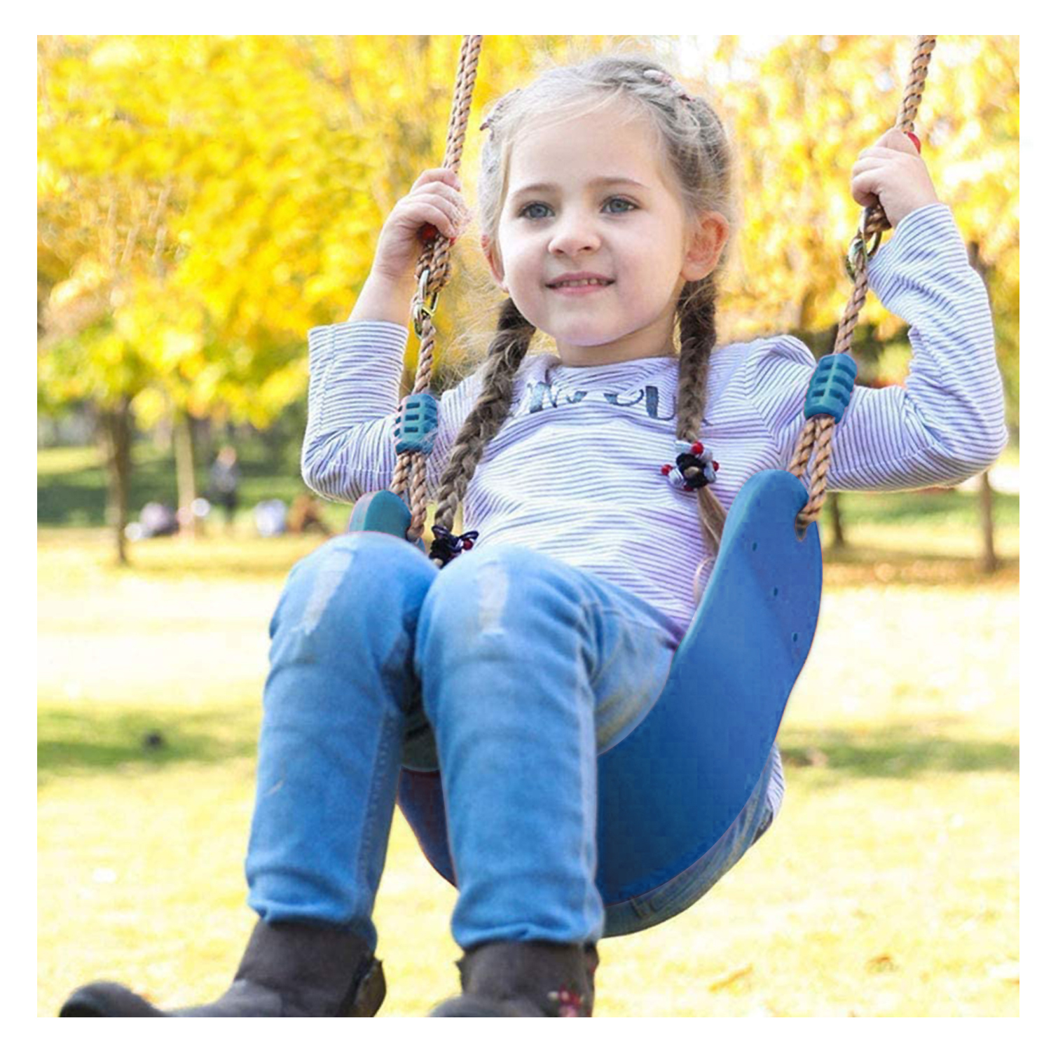 Columpio infantil goma eva azul - Glowup - Imagen 6