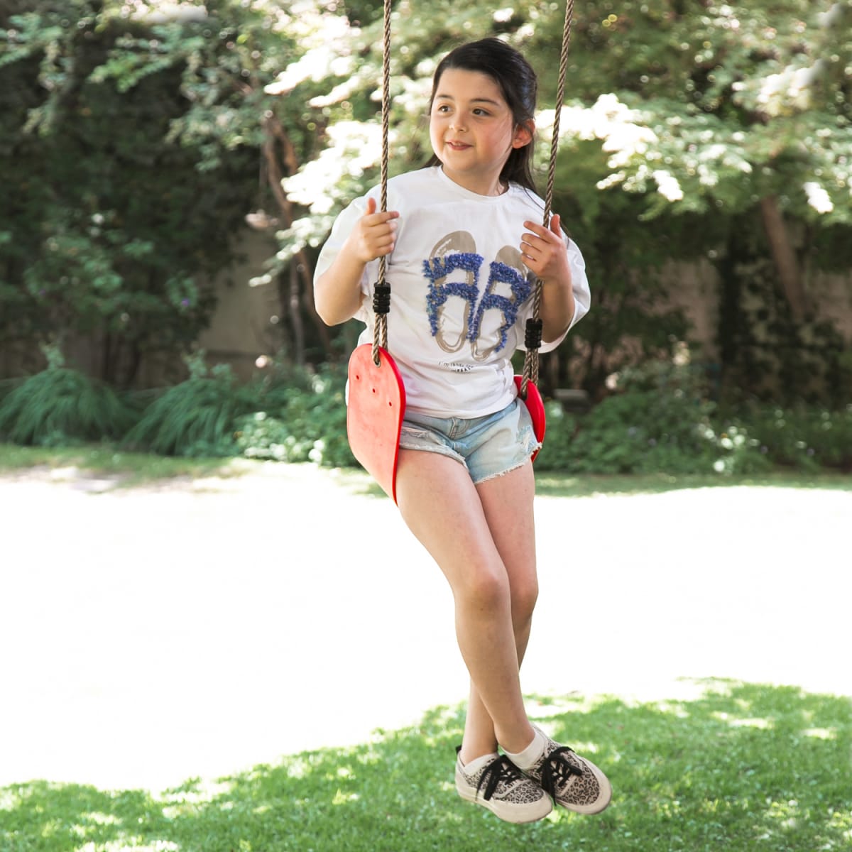 Columpio infantil goma eva | color rojo - Glowup - Imagen 5