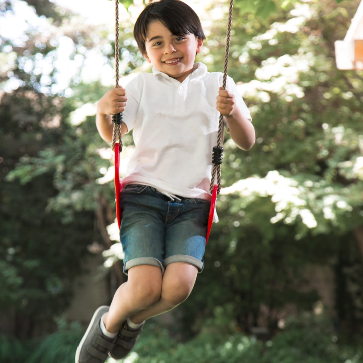 Columpio infantil goma eva | color rojo - Glowup - Imagen 6