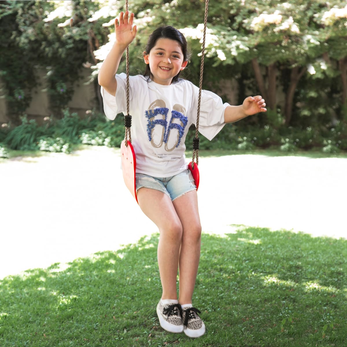 Columpio infantil goma eva | color rojo - Glowup - Imagen 7