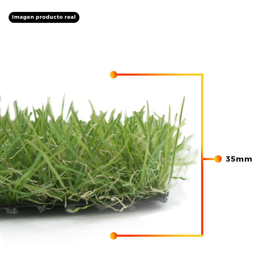Pasto sintético ornamental | Huilo Huilo | densidad 35mm | Rollo 2mts *10mts - Imagen 4