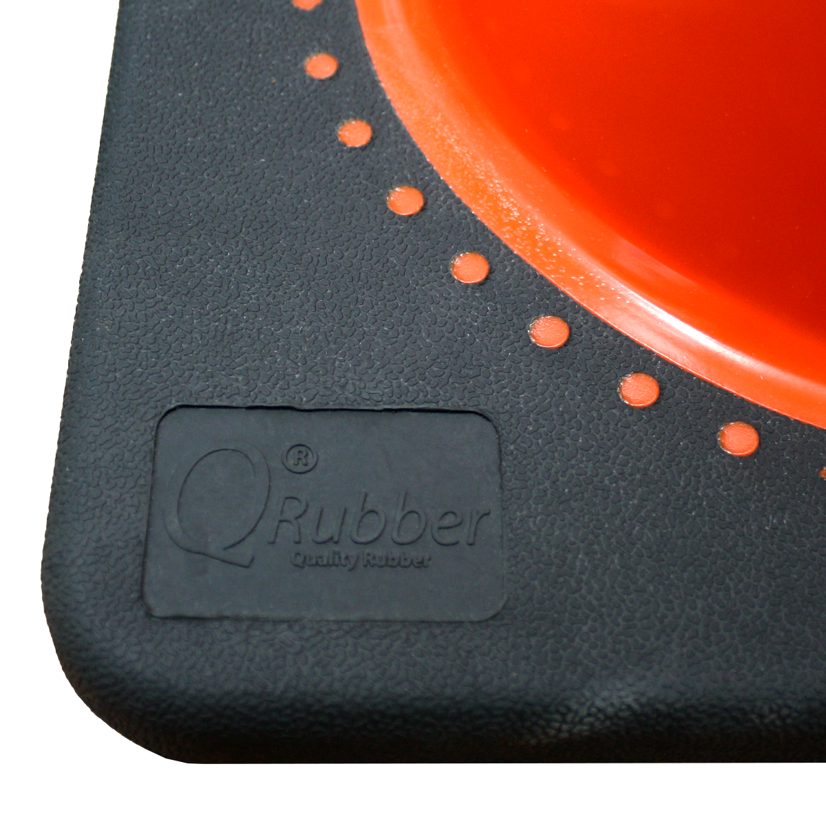 Cono de tráfico | color naranjo | 90cm / 36in | con 2 cintas y base caucho - Imagen 2