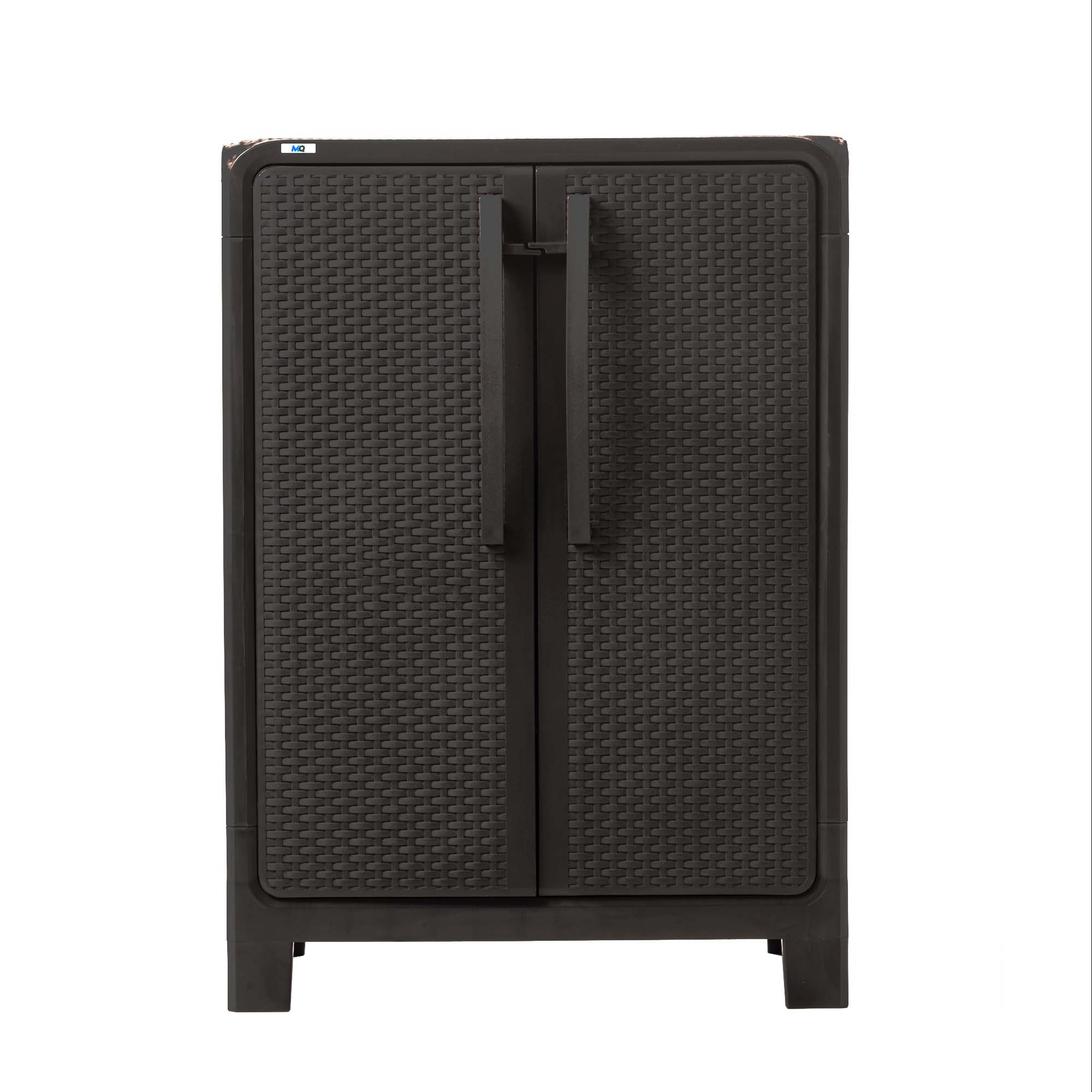 Armario multiuso | Modelo Ferrara | Mediano 100*70 *46cm | color café oscuro - MQ - Imagen 2