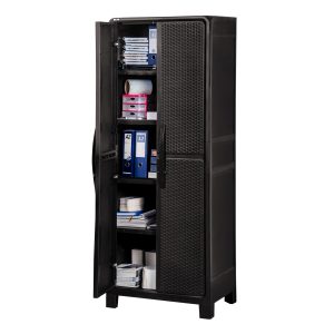 Armario multiuso | Modelo Ferrara | Grande 183*70 *46cm | color café oscuro - MQ