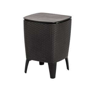 Cooler Table/Mesa Cooler 58*41,5*41,5cm | color café oscuro - MQ