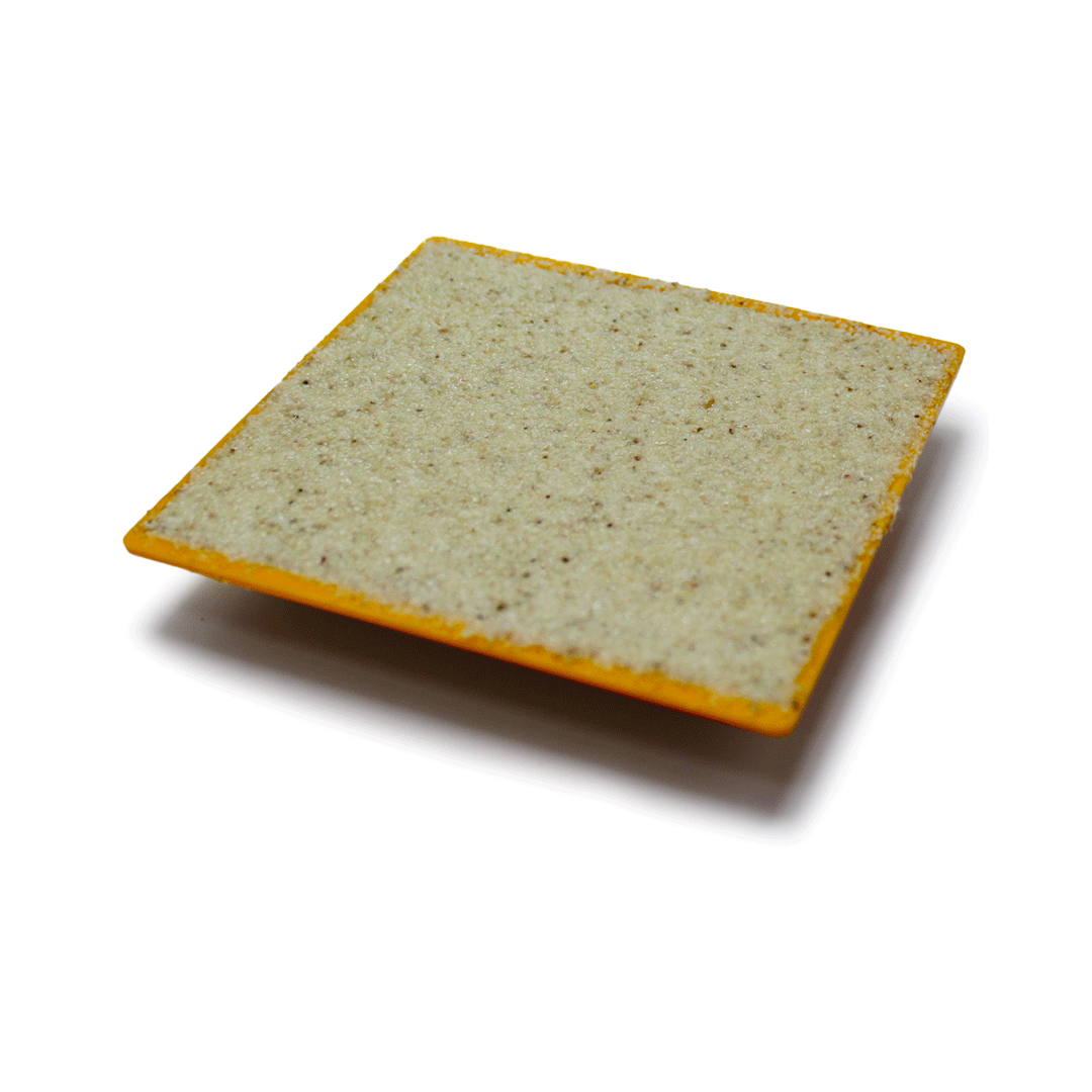 Tacha vial | 10*10*2cm | doble reflectivo | color blanca | con base arenosa - Imagen 2