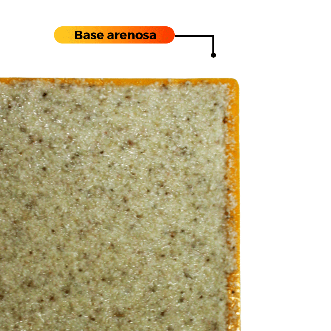 Tacha vial | 10*10*2cm | doble reflectivo | color blanca | con base arenosa - Imagen 3