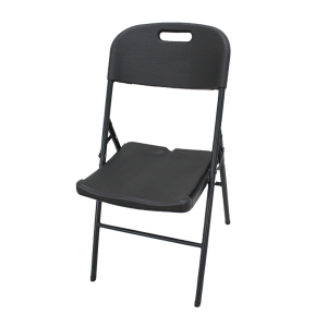 Silla plegable | 45*50*86cm | diseño madera | color gris oscuro