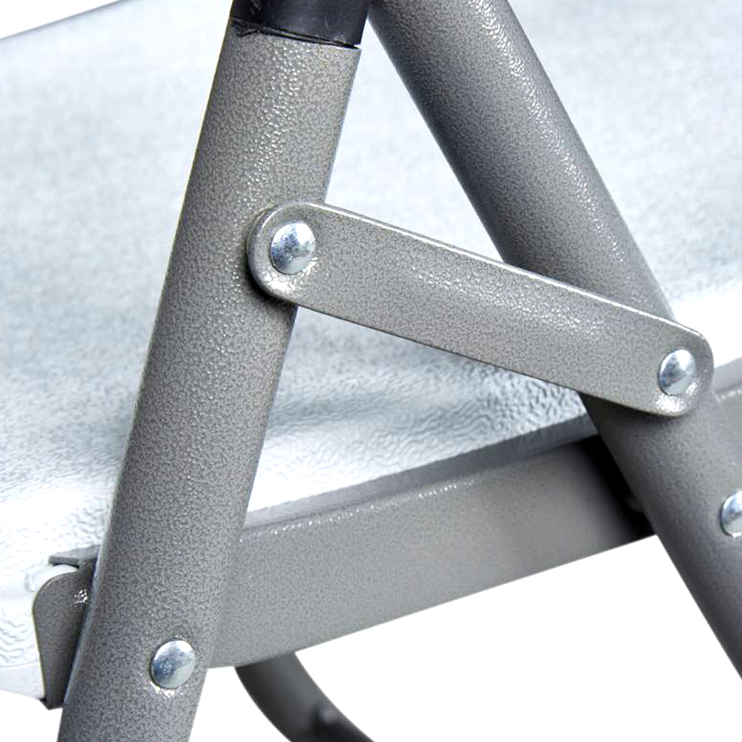 Silla plegable | 47*50*84cm | diseño liso | color blanco - Imagen 3