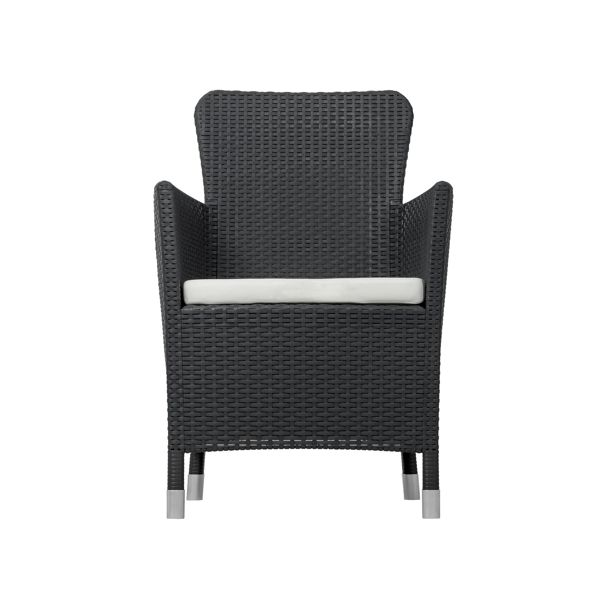 Juego de terraza estilo Capri | Modelo Comfort | color gris grafito - MQ - Imagen 3