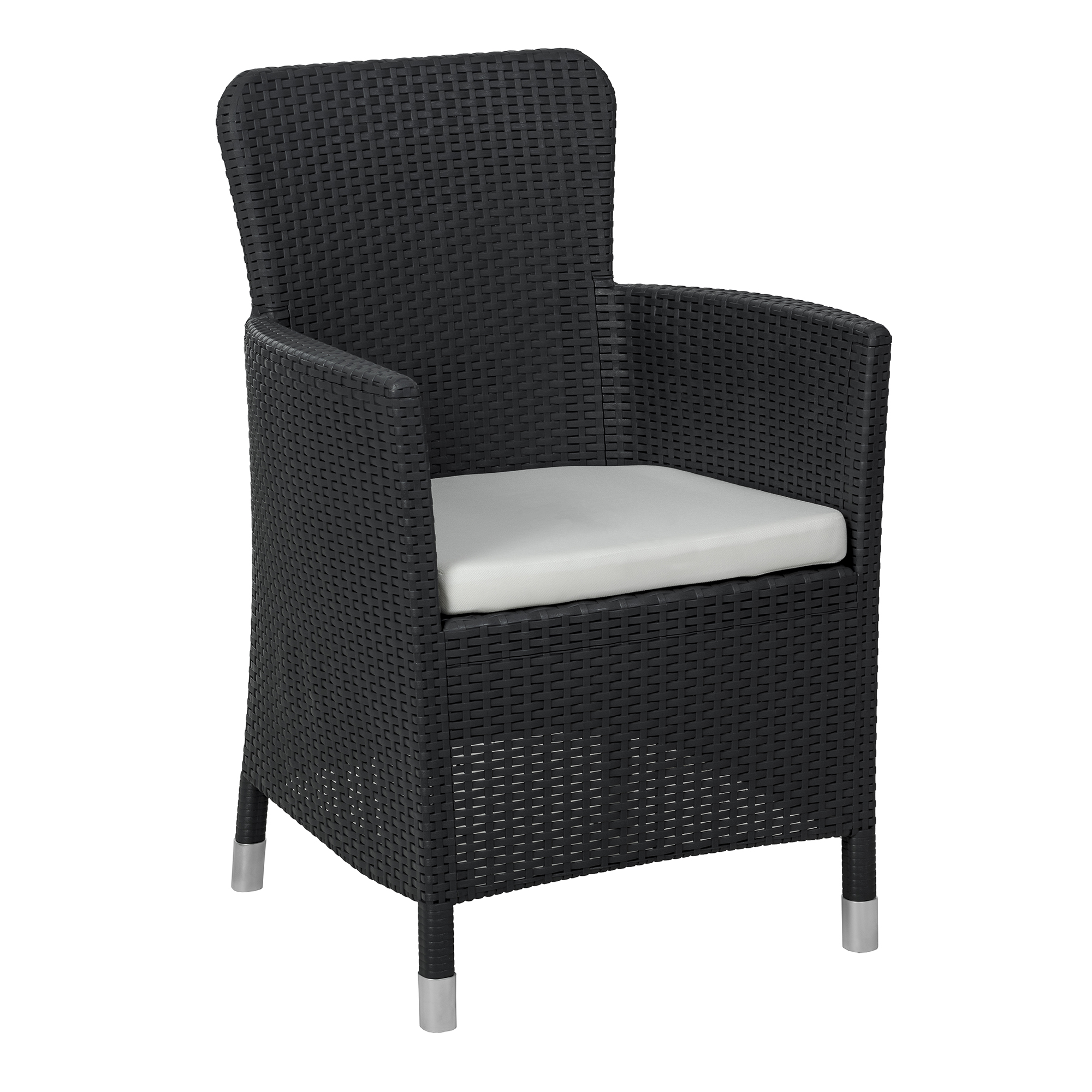 Juego de terraza estilo Capri | Modelo Comfort | color gris grafito - MQ - Imagen 2