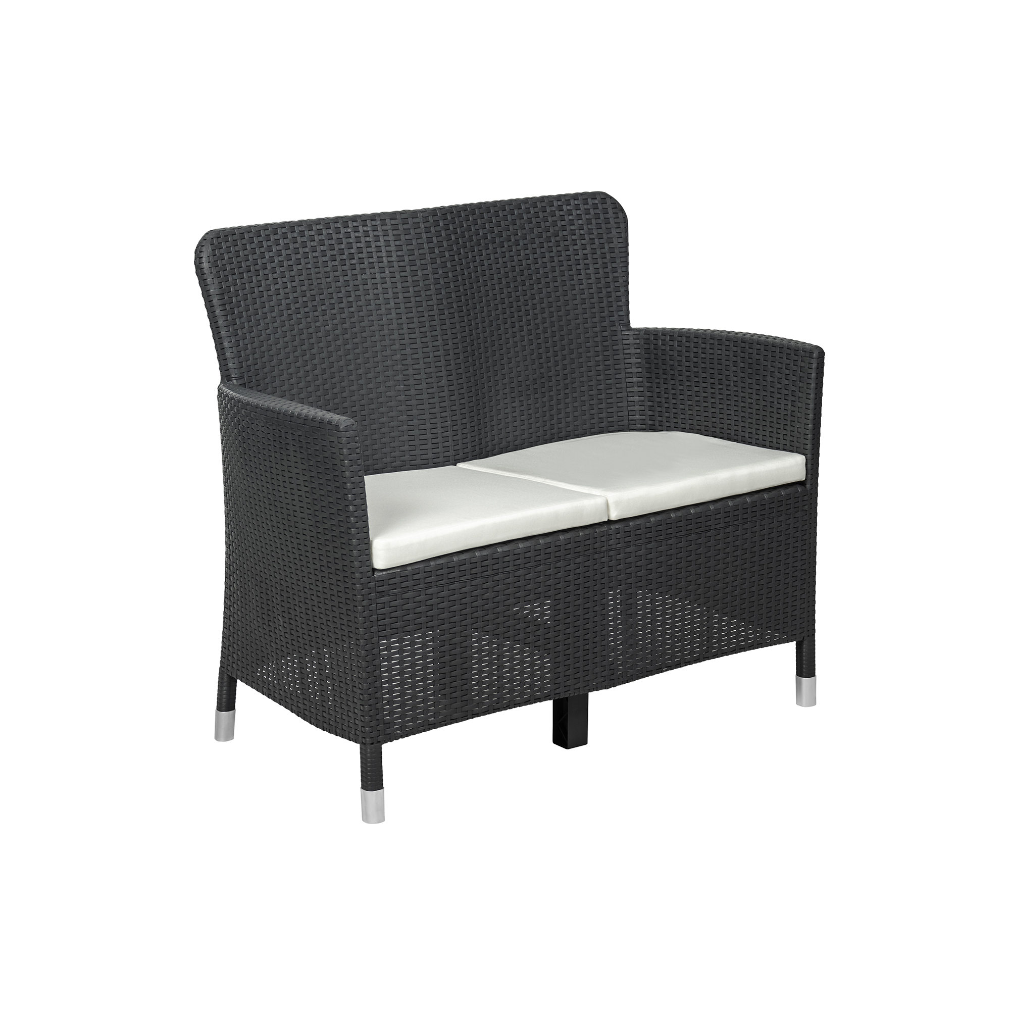 Juego de terraza estilo Capri | Modelo Comfort | color gris grafito - MQ - Imagen 4