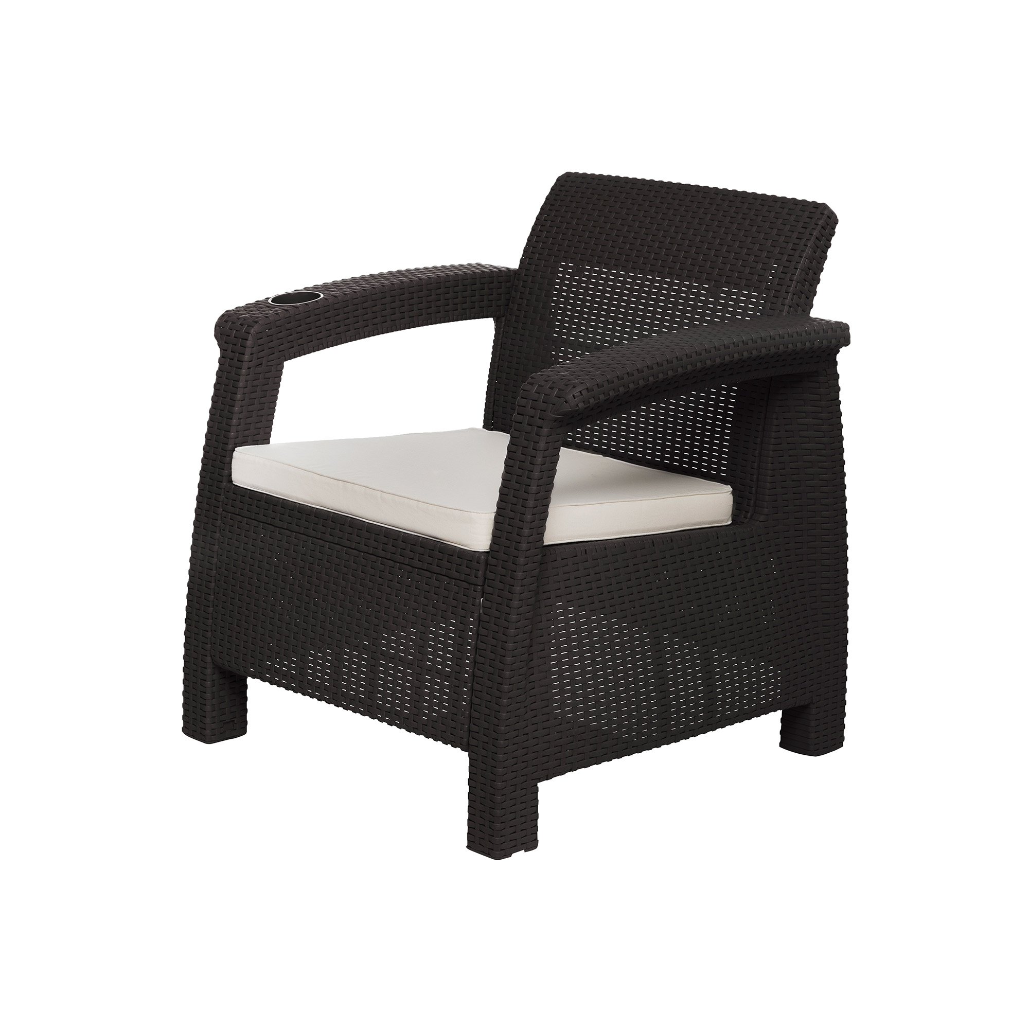 Juego de terraza estilo Ferrara | Modelo Comfort | color café oscuro - MQ - Imagen 3