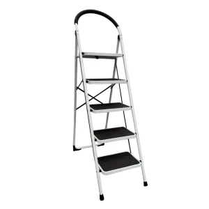 Escalera plegable de 5 peldaños