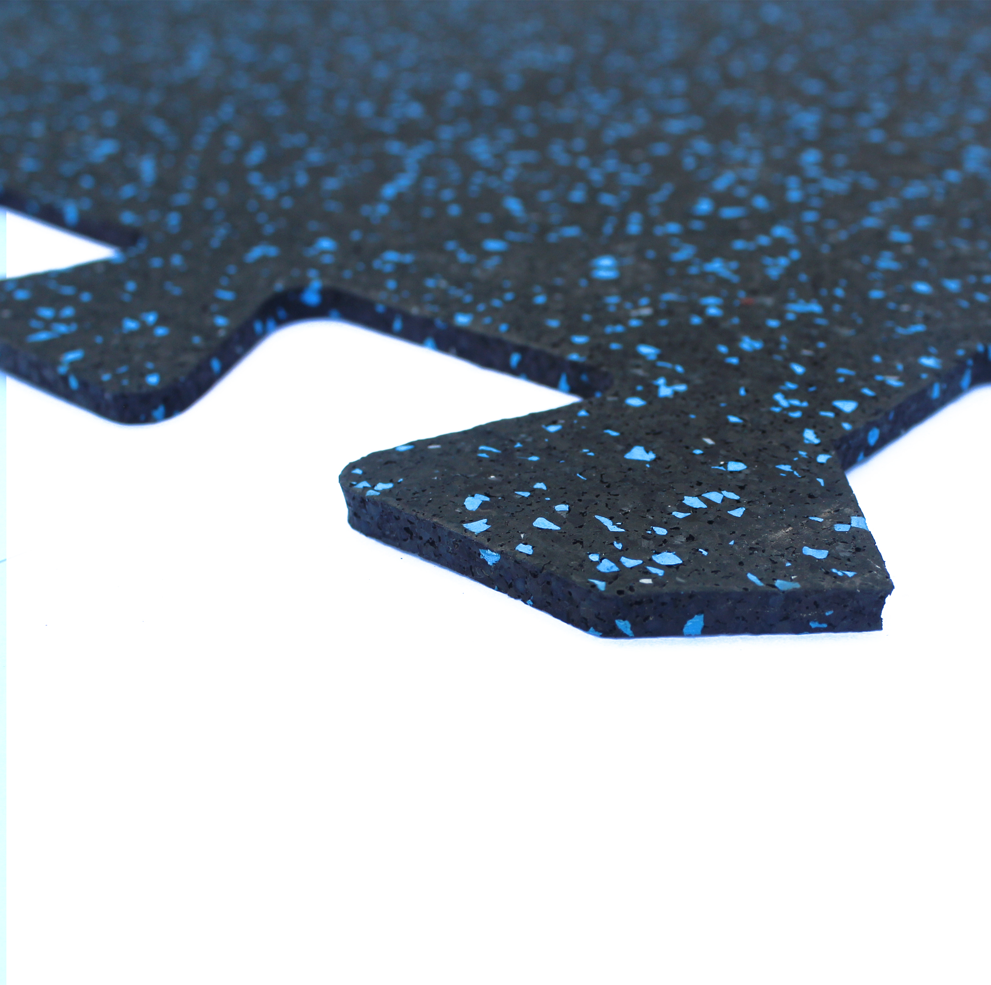 Plancha EPDM para gym | tipo puzzle | 05mm | color azul | 1*1mt - Imagen 2