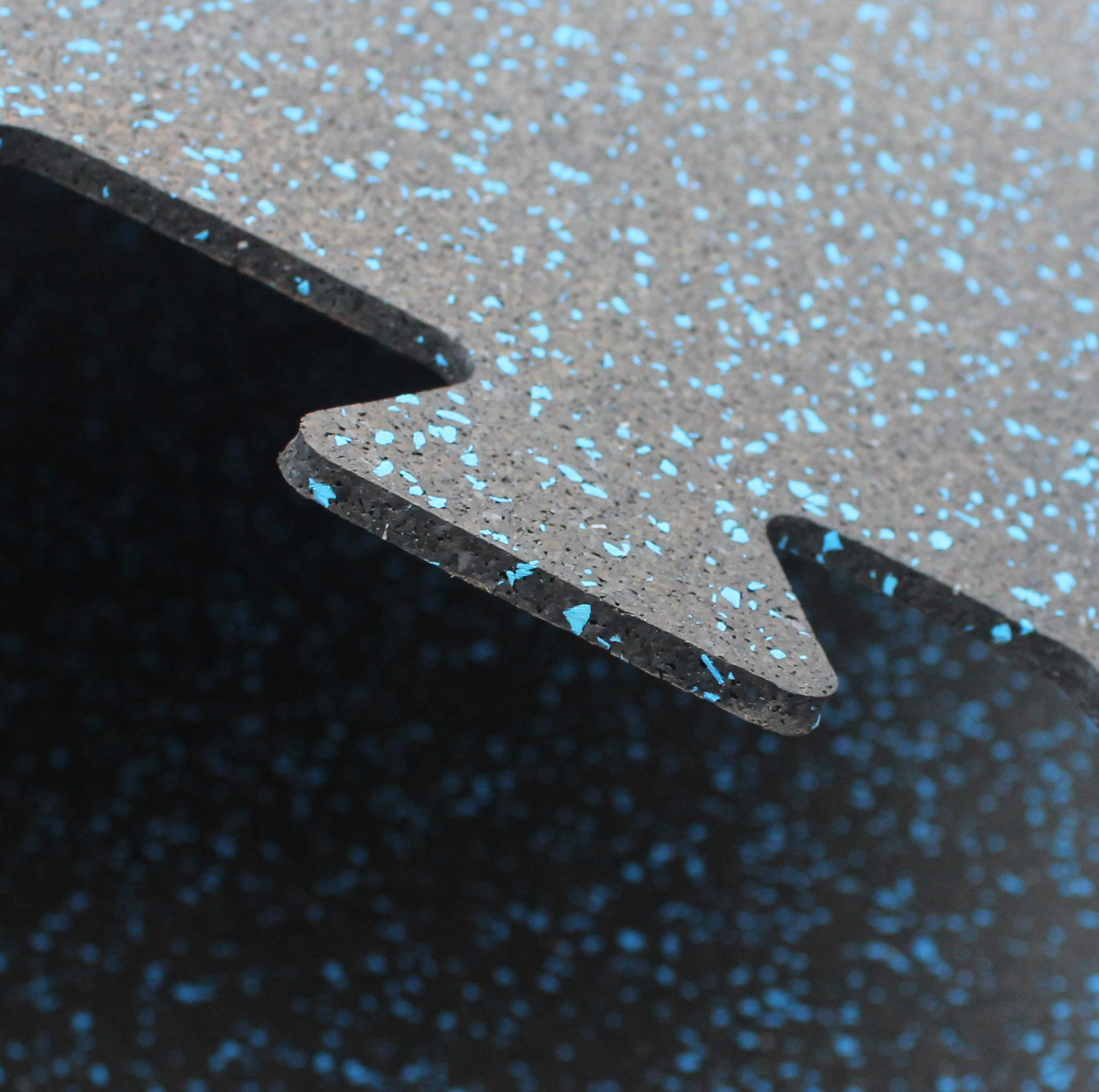 Plancha EPDM para gym | tipo puzzle | 05mm | color azul | 1*1mt - Imagen 3