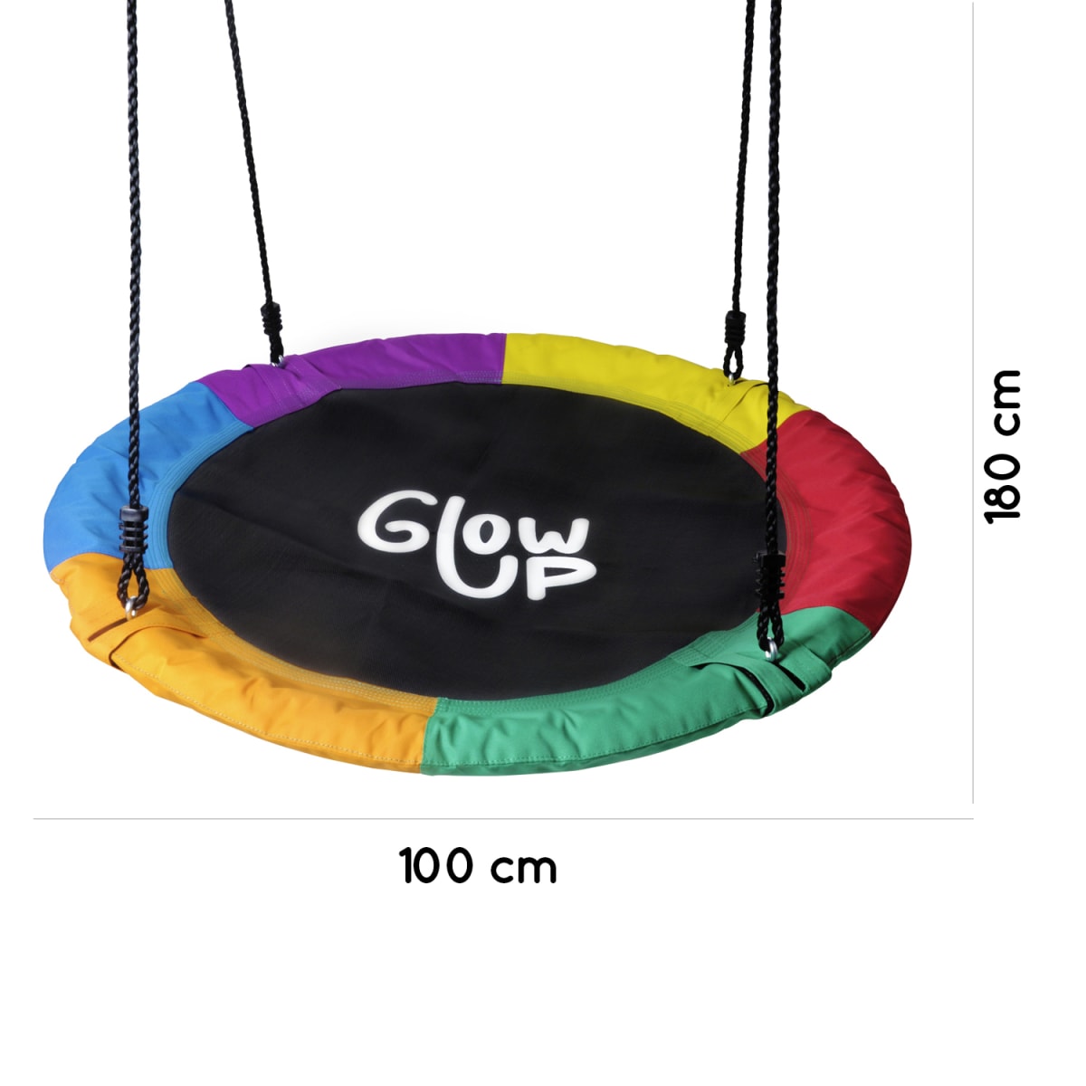 Columpio ovalado multicolor | Glowup - Imagen 2