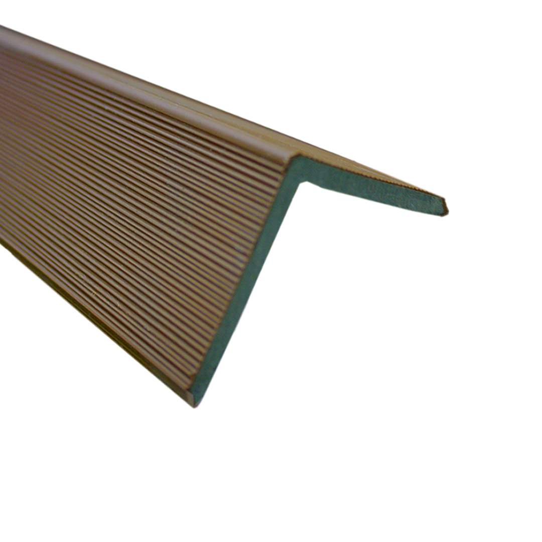 Perfil para Wall panel WPC | color café | 2,4mts*55*55mm