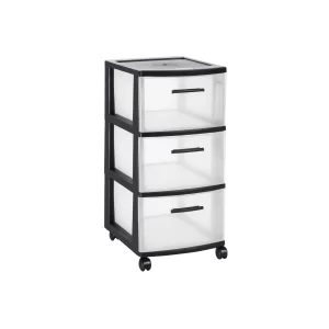 Cajonera | Modelo Eclypse | 3 niveles | color negro - MQ