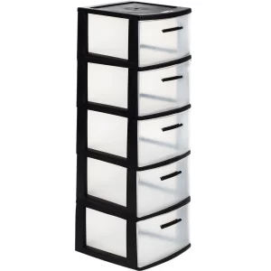 Cajonera | Modelo Eclypse | 5 niveles | color negro - MQ