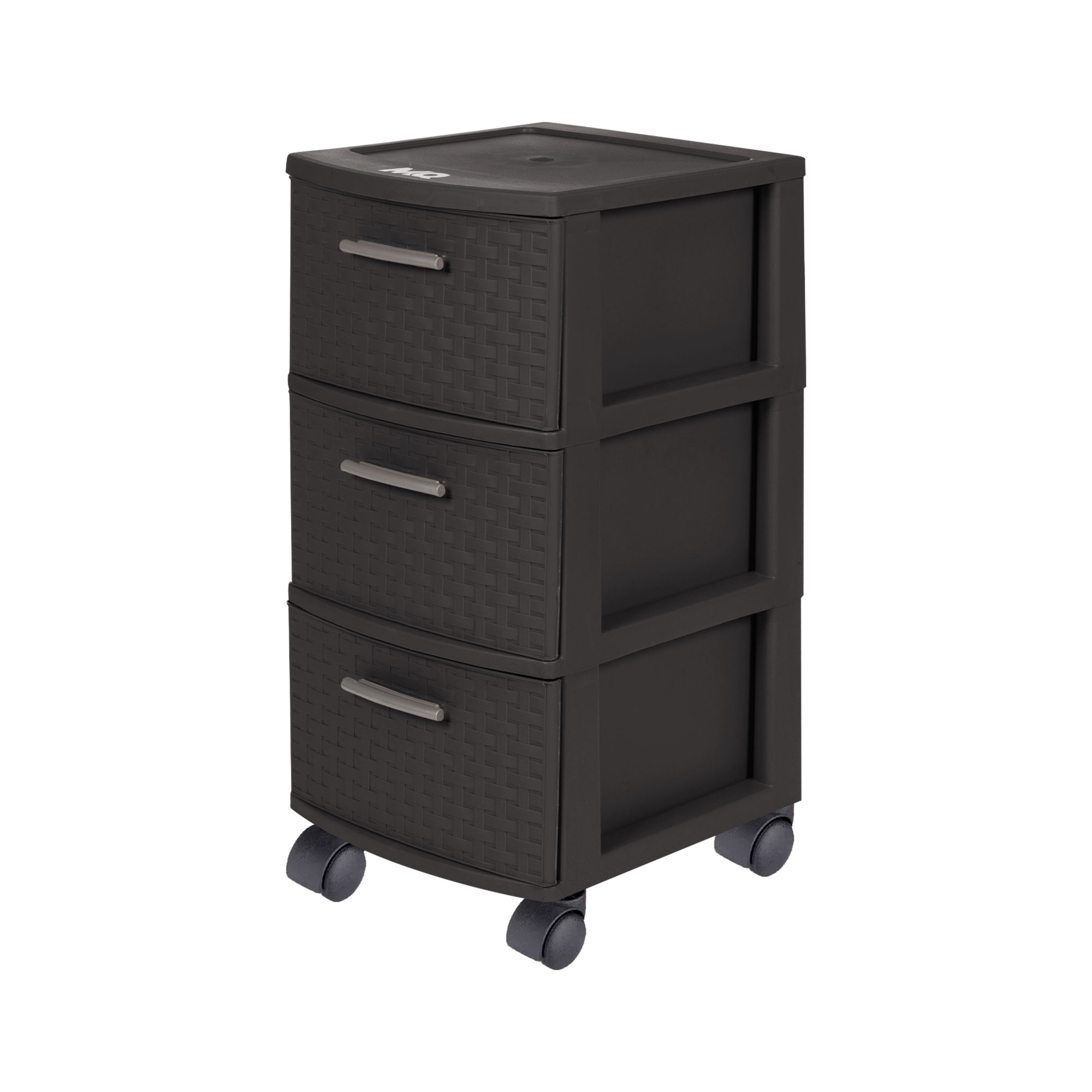 Cajonera | Modelo Infinity | 3 niveles | color café oscuro - MQ