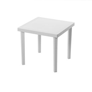 Mesa tipo cuadrada | Modelo Infinity | color blanco - MQ