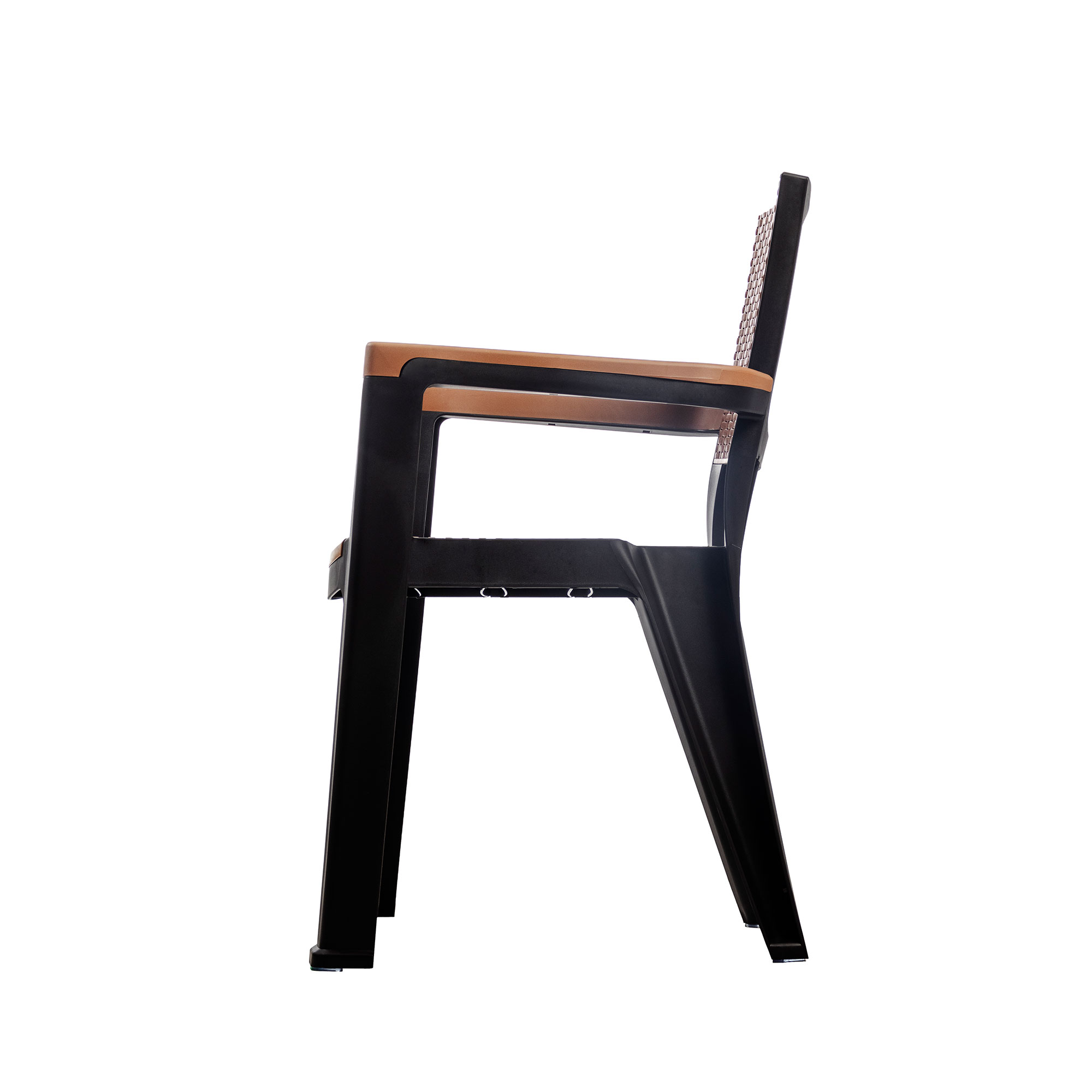 Silla exterior/interior | Modelo Ferrara | color tabaco - MQ - Imagen 3