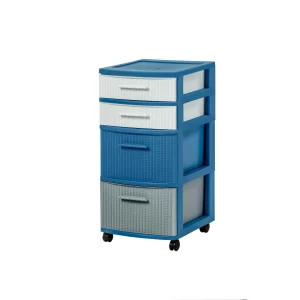 Cajonera | Modelo Space | 4 niveles | color azul/blanco – MQ