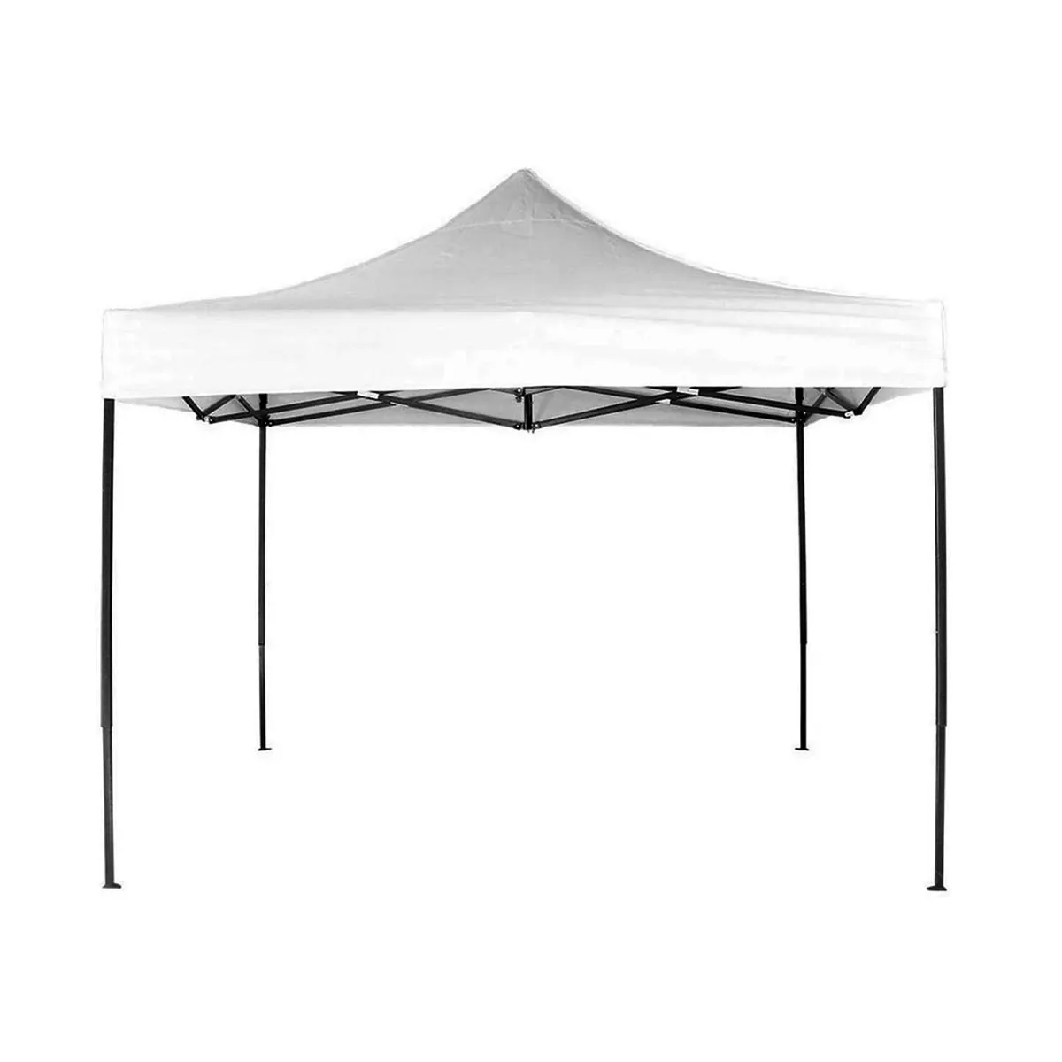 Toldo de PVC plegable de acero para exterior | 3*3mt | color blanco