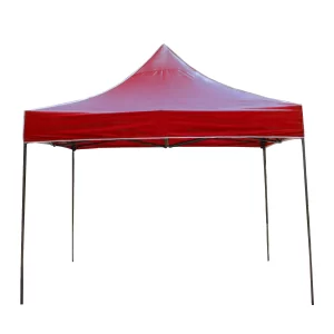 Toldo de PVC plegable de acero para exterior | 3*3mt | color rojo