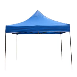 Toldo de PVC plegable de acero para exterior | 3*4,5mt | color azul