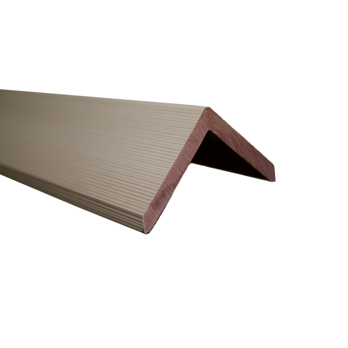 Perfil para Wall panel WPC | color marfil | 2,4mts *55*55mm - Imagen 2