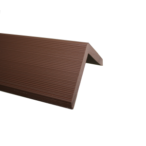 Perfil para Wall panel WPC | color café oscuro | 2,4mts *55*55mm